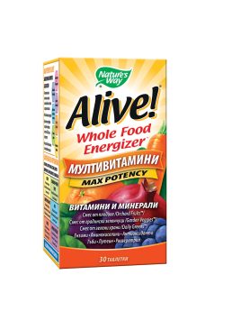 Alive! Max Potency Whole Food Energizer