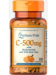 Vitamin C-500 mg with Bioflavonoids & Rose Hips