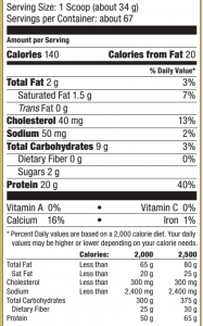 Ultimate Whey Gold info