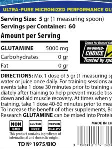 Body Research Glutamine info