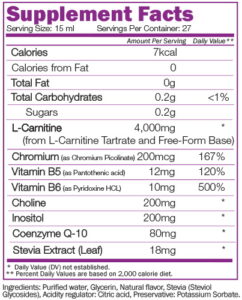 NATURALICO L-Carnitine 108 000 facts