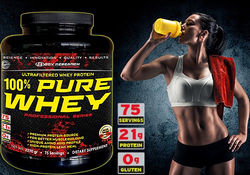 100% Pure Whey home banner