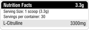 Fit&Shape L-citruline facts