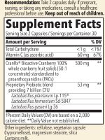 Nature's way CranRX with Probiotics facts