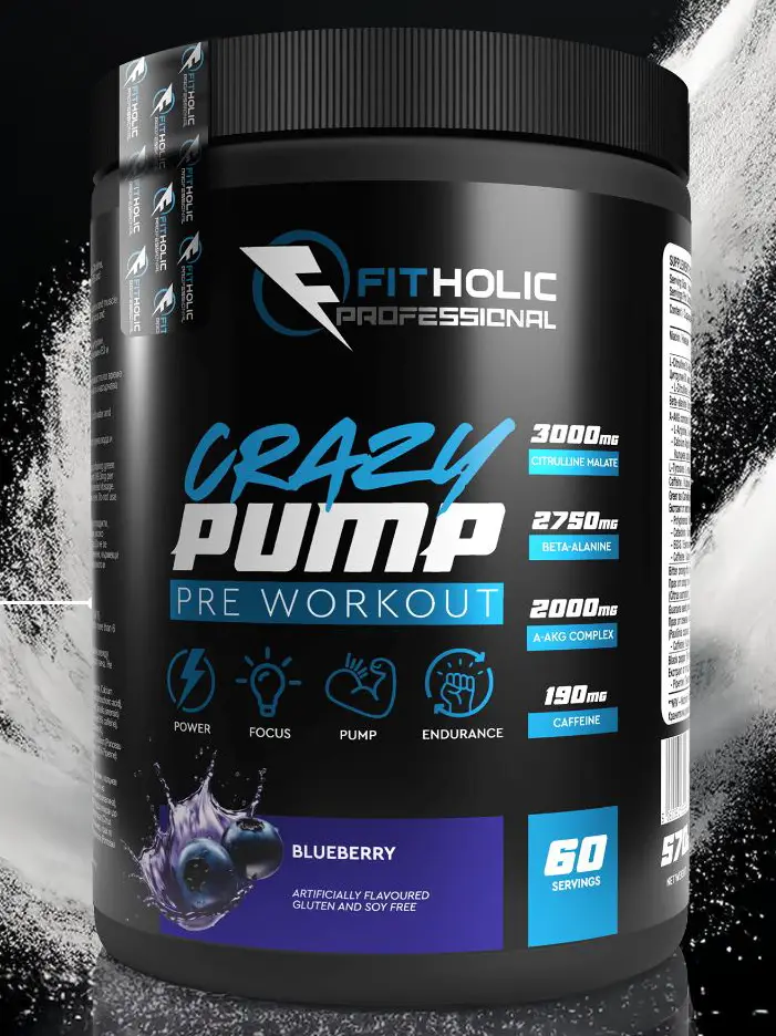 Fitholic Professional Crazy Pump | ИЗГОРИ МАЗНИНИТЕ - Онлайн магазин за хранителни добавки Fitholic Professional Crazy Pump