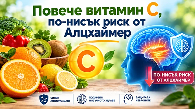 Повече витамин C, по-нисък риск от Алцхаймер